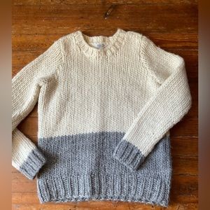 Thick knit wool sweater